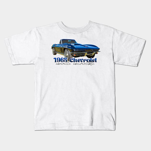 1965 Chevrolet Corvette Convertible Kids T-Shirt by Gestalt Imagery